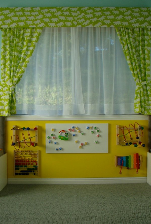 Pinboard para crianças acessórios brinquedos playground ideia design