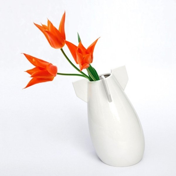Peaceful Bomb Design - Biogust de vaso de flores de cerâmica