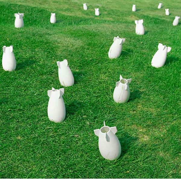 Bomba de vasos de flores de biogusto - projeto criativo