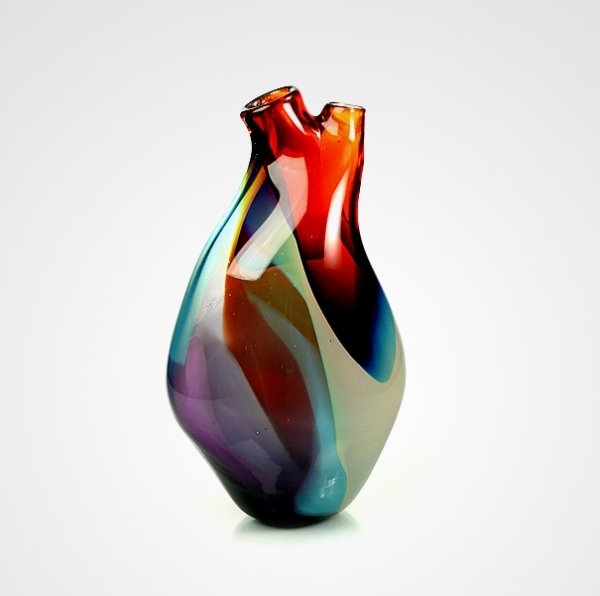 projeto de vaso escultural Ventricle Vessel-Herzkammer Eva Milinkovic