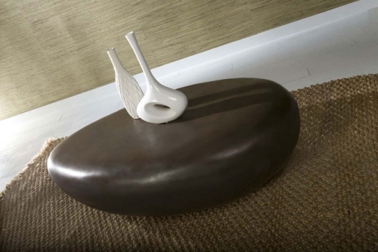 designs de móveis em forma de pedra da coleção philipps