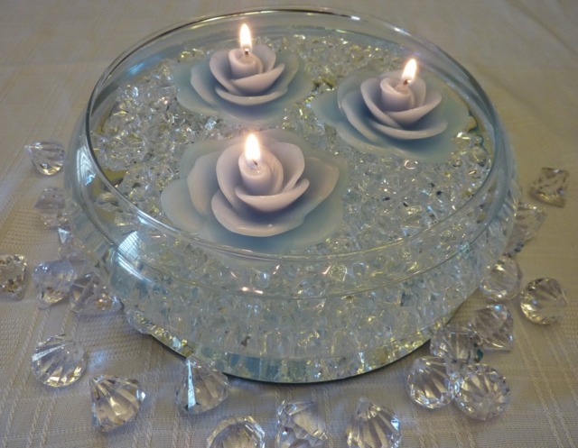 decoração de vidro de pedra faça velas você mesmo