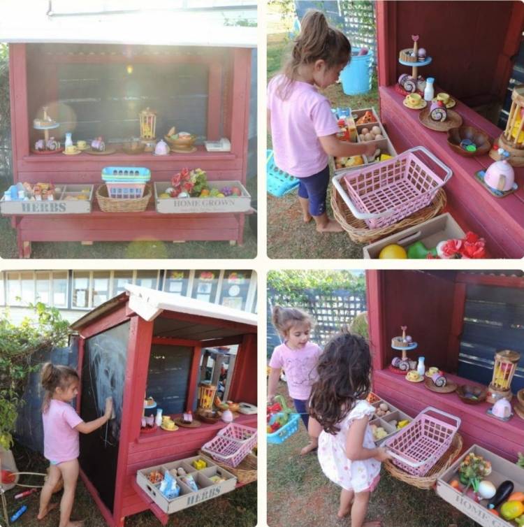 criativo-consertando-com-crianças-fora-do-mercado-venda de prédios de jardins