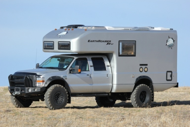 Veículo off-road de expedição de projeto de paredes laterais EarthRoamer XV-LT