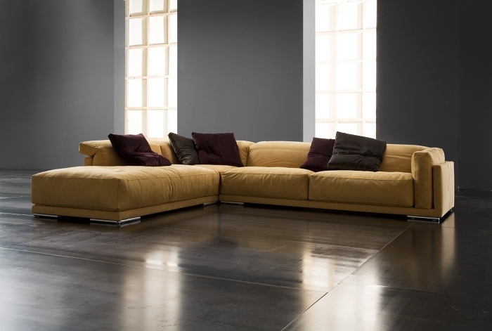 Conjunto de sofá de canto com função de dormir, espaço de relaxamento, móveis e sala de estar