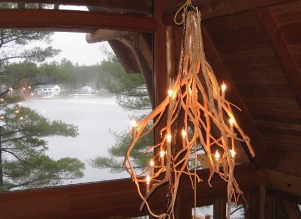 Candelabro - de galhos - faça você mesmo ideias de jardins
