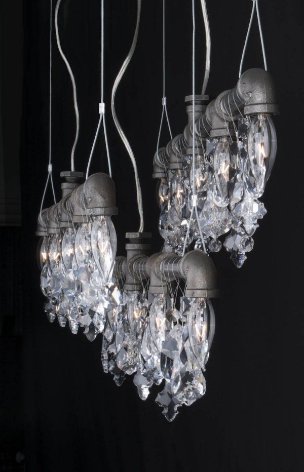 Lâmpadas cintilantes penduradas para jardim iluminando luz brilhante
