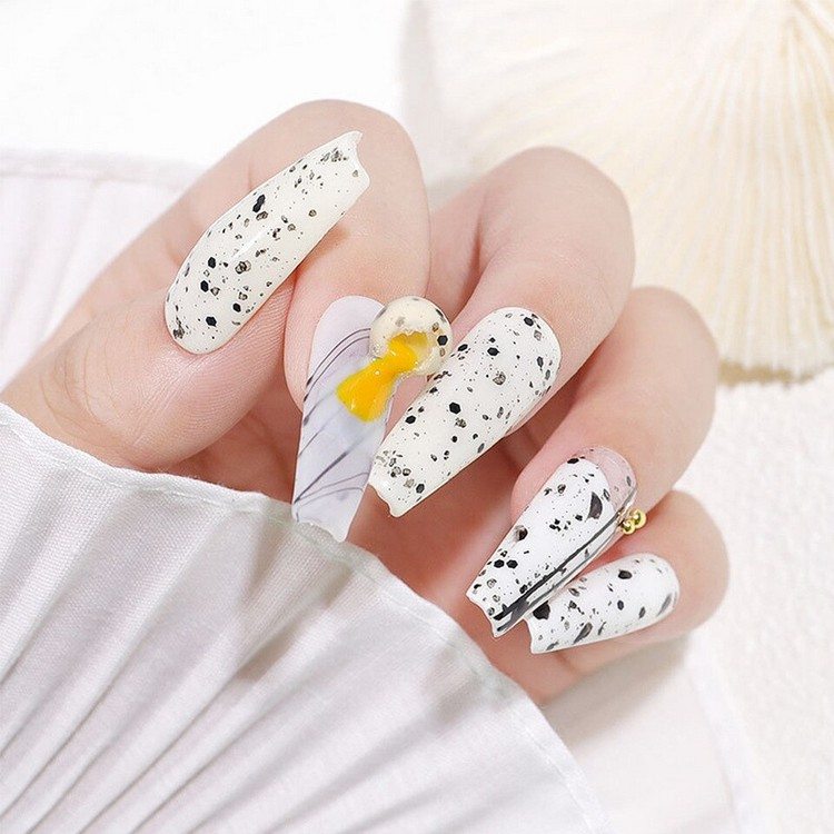 Nail Trends Spring 2021 Easter Nails Ideias Eggshell Nails
