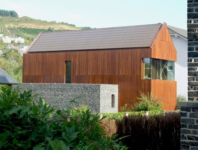 casa com eficiência energética casel madeira maciça vista oeste