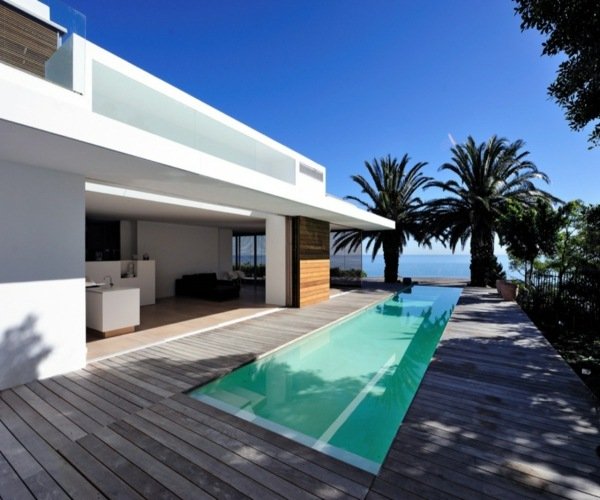 casa de férias moderna na África do Sul - piscina