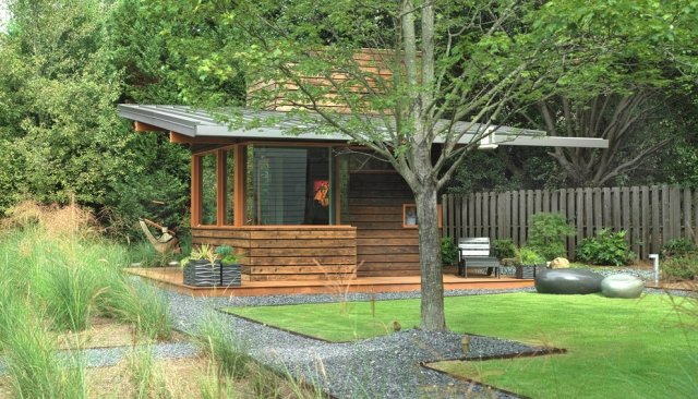 quintal casa pequena varanda relaxante poltrona gramado