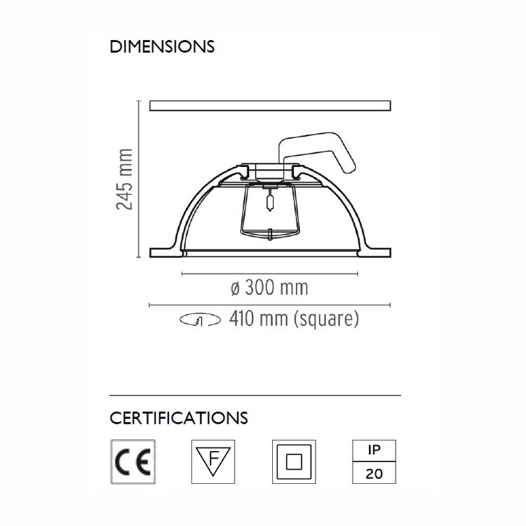 recessed-luminaire-technical-data-sheet-dimensões