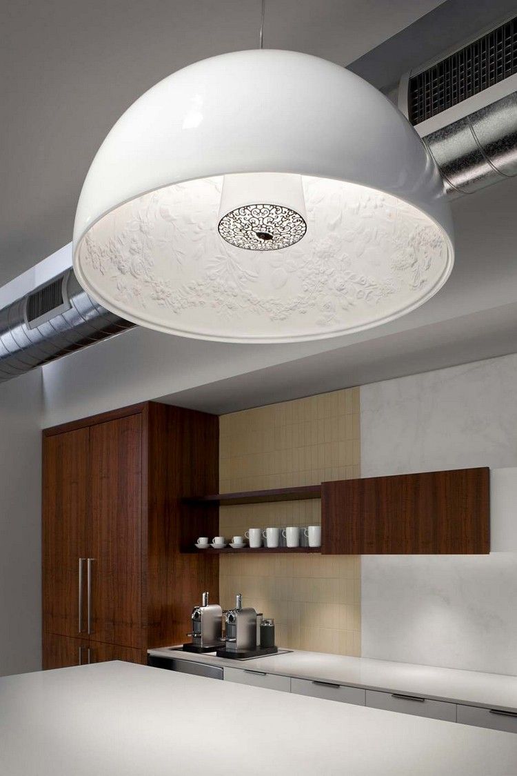 Luminária pendente-gesso-skygarden-cold-white-light-kitchen