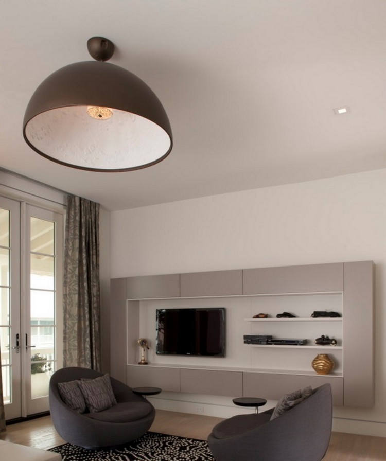 Pendant-lamp-gesso-skygarden-living-room-black-outside-surface