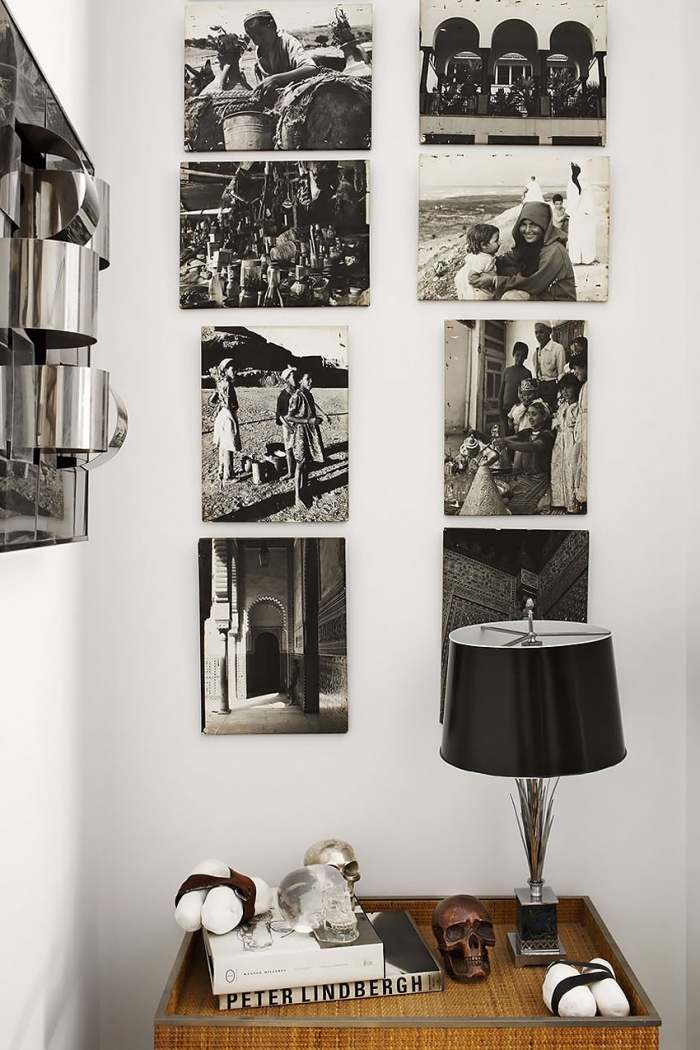 Santiago-Castillo-private-apartment-wall-design-black-and-white-photos