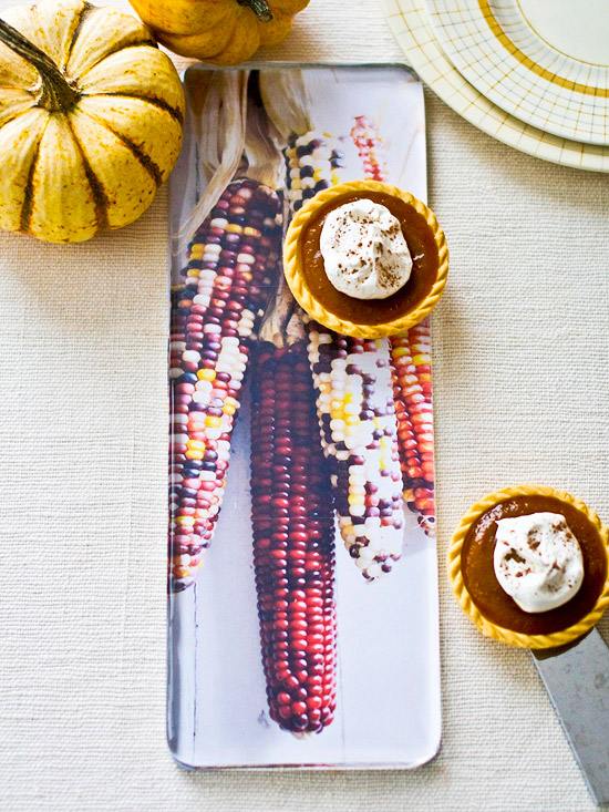 mini-biscoitos ideias de decoração de outono para design de festa