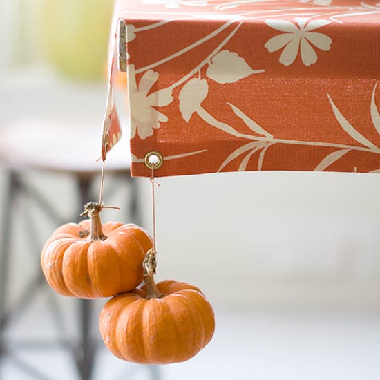 mini-abóboras idéias de decoração de outono para design de festa