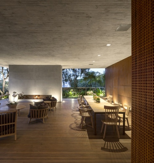 teto de arquitetura minimalista moderna
