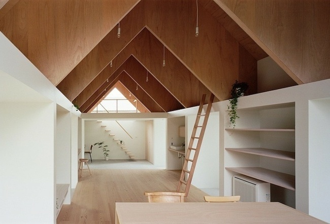 Arquitetura casa madeira concreto estilo japonês