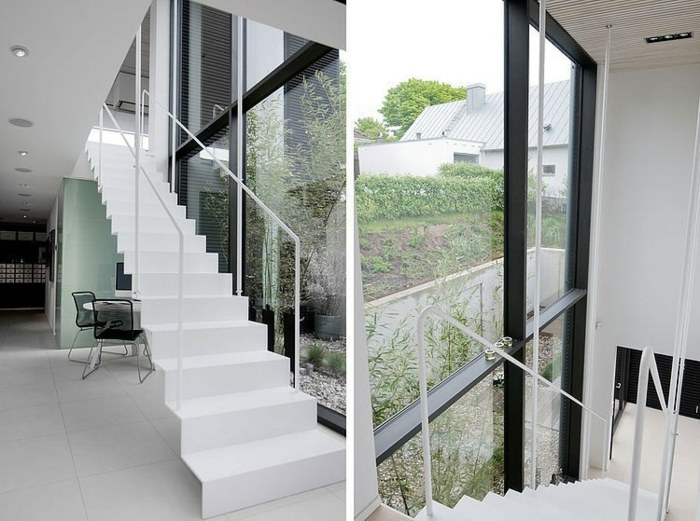 projeto de corredor moderno e elegante propriedade na Suécia