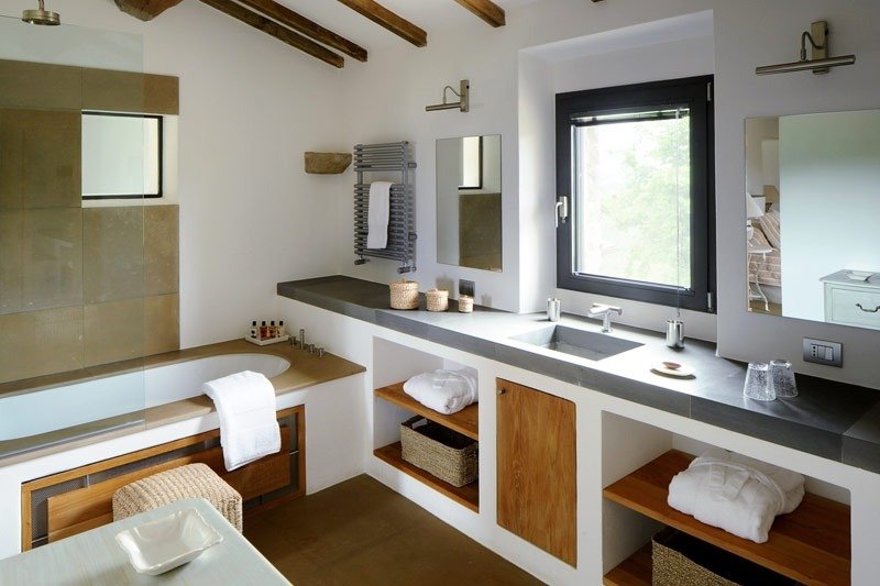 mobília-estilo-country-banheiro-idéias-design