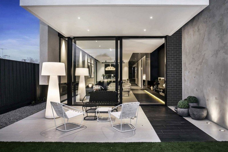 Mobiliário-preto-e-branco-terraço-design