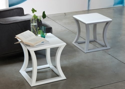 Banqueta feita de madeira - móveis de design italiano