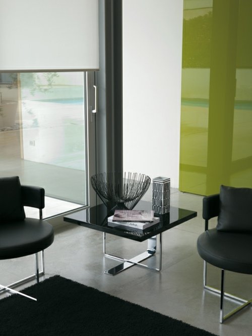 Poltrona, mesa de centro, sala de recepção