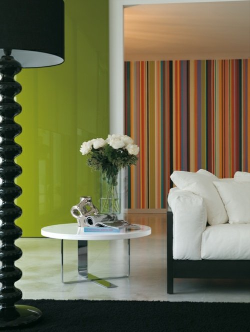 mesa lateral branca redonda - design de interiores italiano
