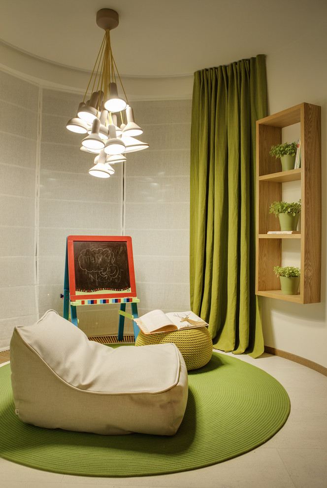 decoração ideias-natureza-aparência-verde-madeira-quarto infantil