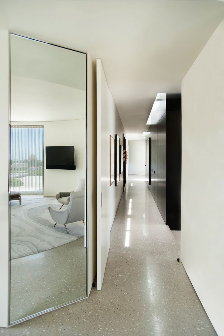 elegante-mobiliário-estilo-luxo-beverly-hills-hall-mirror-wall-visual-taeschung