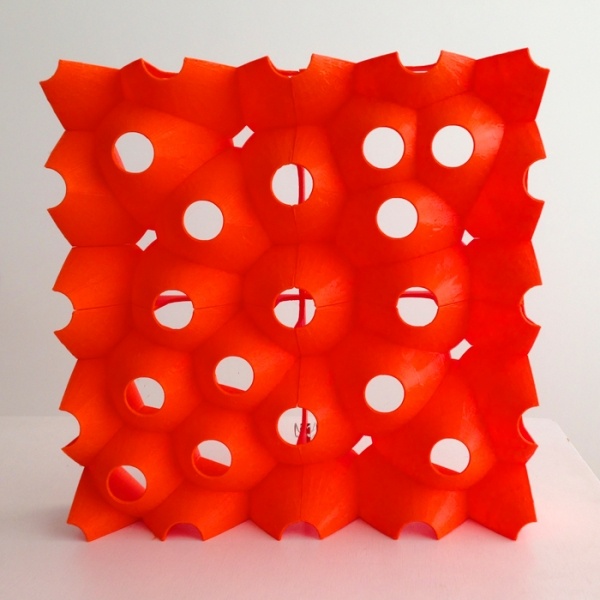 Elemento de parede Emerging-objects ™ Picoroco Bloco de elemento modular 3D PLA de poliéster termoplástico