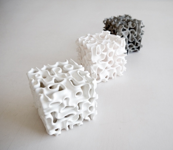 cimento polímero leve objeto de cerâmica processo de impressão 3D