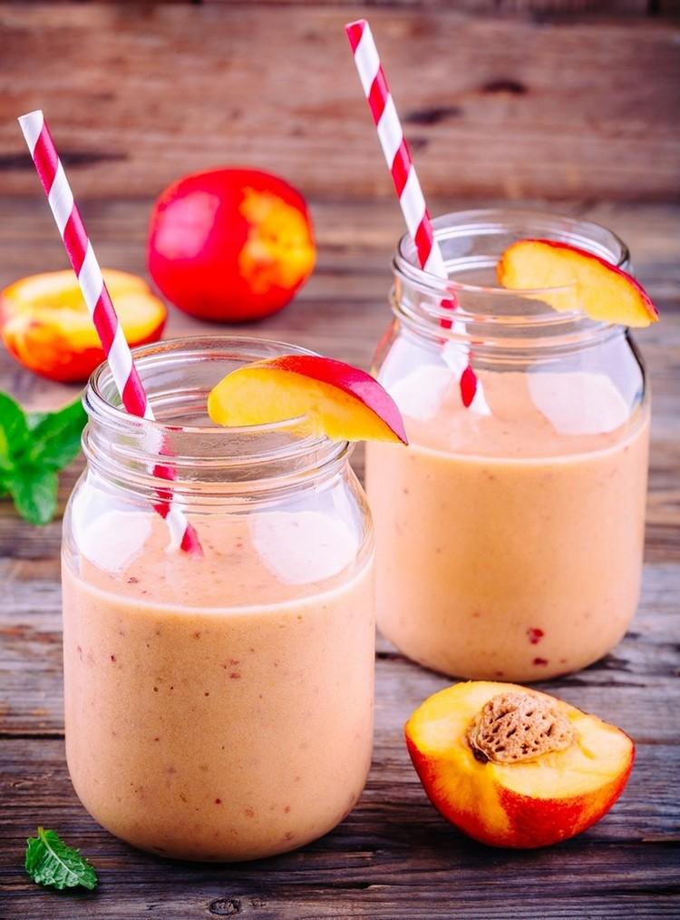 refrescantes receitas de smoothie nectarina verão