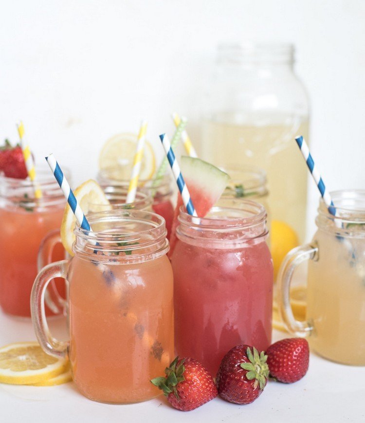 bebidas refrescantes receitas de limonada primavera verão