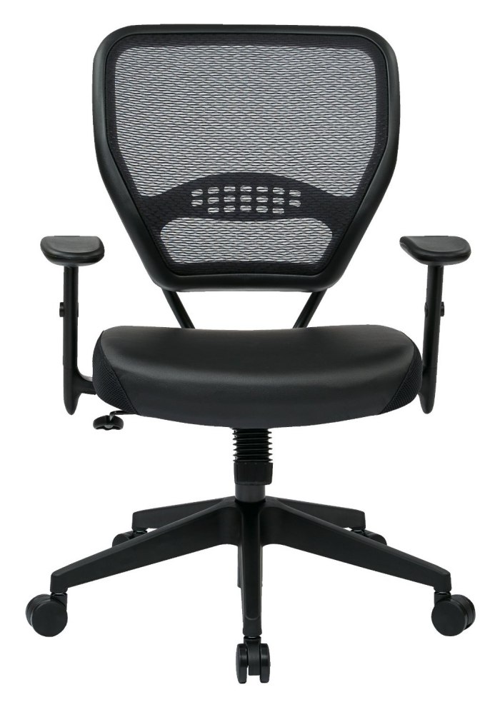 ergonômico-cadeira-escritório-transparente-encosto-Office-Star-Air-Grid