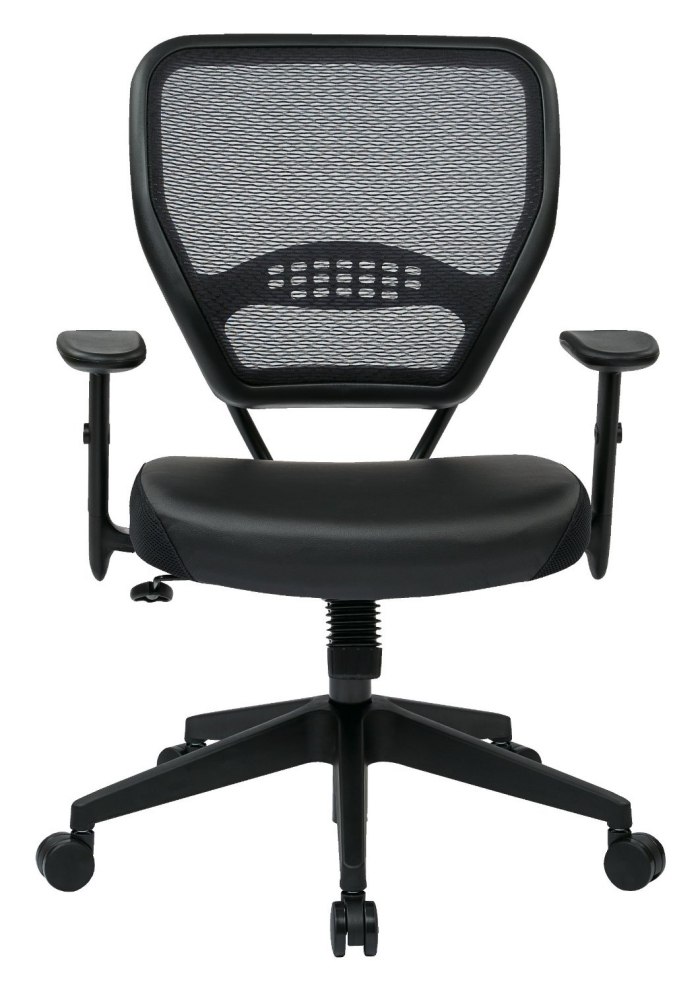 ergonômico-cadeira-escritório-transparente-encosto-Office-Star-Air-Grid