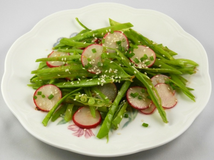 organismo desintoxicação salada rabanetes feijão verde saudável