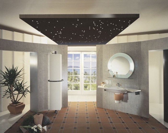 banheiro-iluminação-decorativo-teto-design-céu estrelado