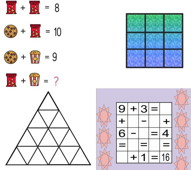 Use exercícios matemáticos e quebra-cabeças na sala de fuga das crianças