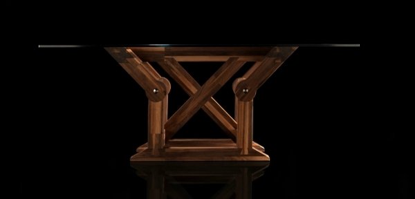 mesa design by paco camús mesa com tampo de vidro