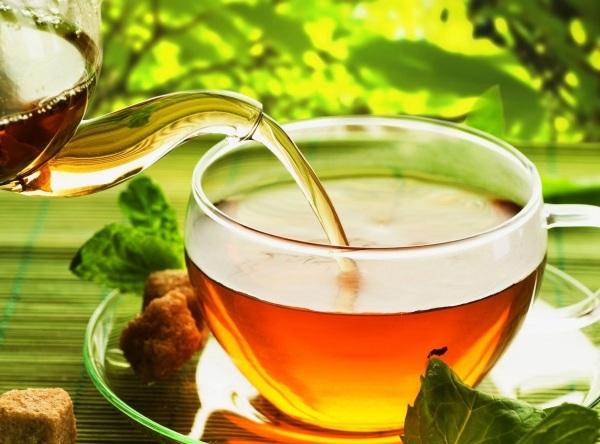 Copo de chá verde para bule de chá fortalece o corpo e o cabelo