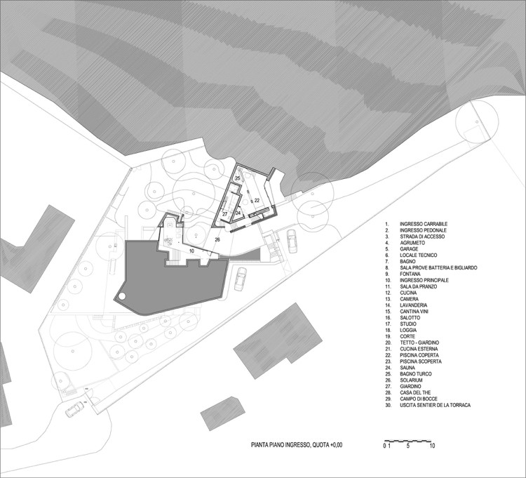 extenso-telhado-greening-plan-floor plan-modern-house-villa