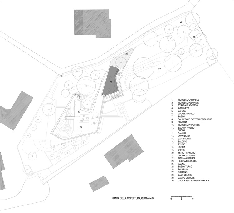 extenso-telhado-greening-plan-floor plan-plot-room-division-modern