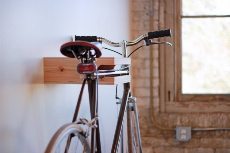 bike-mount-wall-build-yourself-ideas-wood-shelf-storage-space-joint-design