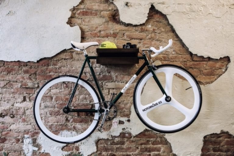bike-mount-wall-build-yourself-ideas-brick-wall-rough-design-shelf-joint