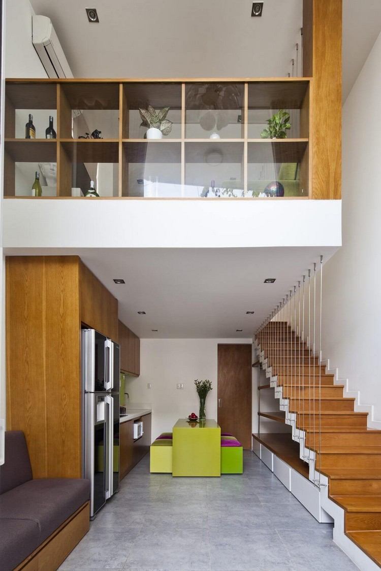 cor acentos-interior-móveis-madeira-escadas-quartos-prateleira-vidro