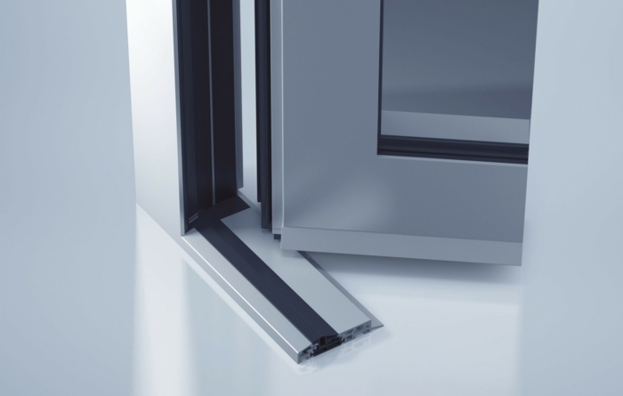 conjunto de alumínio de porta de design de janela de perfil