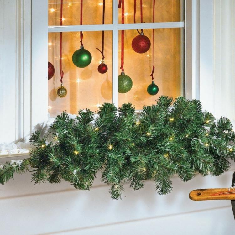 janela decoração funileiro inspiração natal natal árvore bolas tannengruen