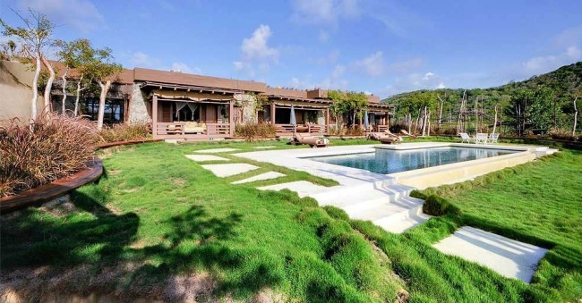 villas de férias na área da piscina caribenha ópio mistique terraço